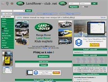 Tablet Screenshot of cs.landrover-club.net